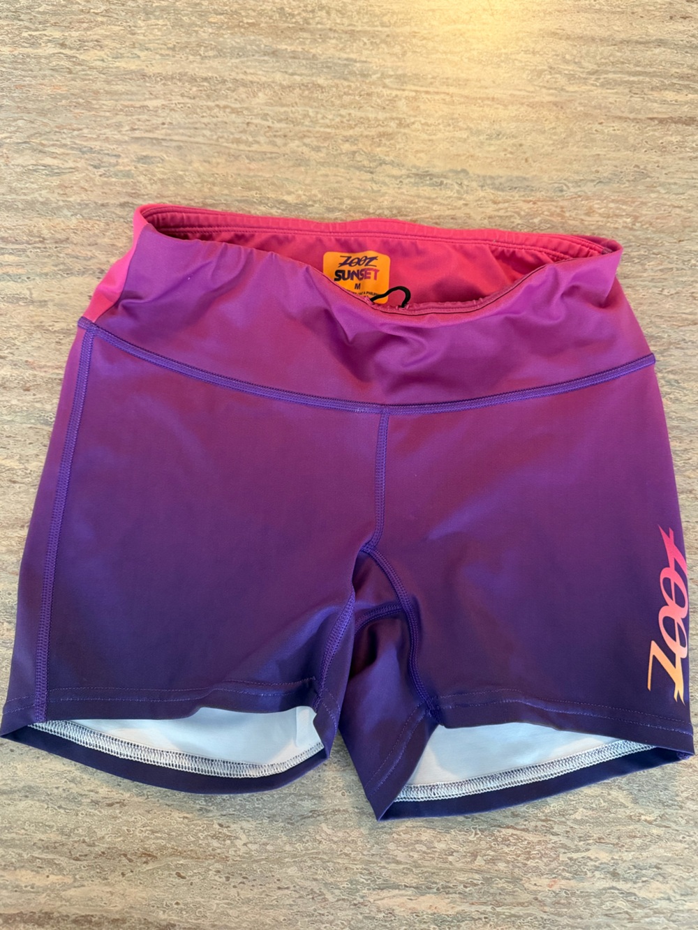 Zoot Sunset Magenta and Yellow Athletic Shorts